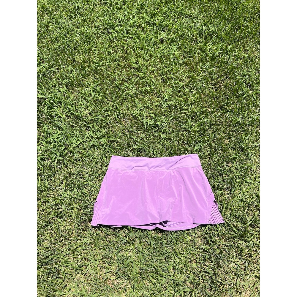 Lululemon Play Off the Pleats Women's Size 12 Skirt Skort Vintage Mauve Tennis